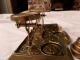 Vintage Balance Scale,  Made In England Includes 5 Weights Brass & Stamped, Scales photo 9
