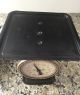 Vintage Antique Black - Finish Stamped Steel Counter - Top Scale And Pan C.  1920 ' S Scales photo 9