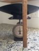 Vintage Antique Black - Finish Stamped Steel Counter - Top Scale And Pan C.  1920 ' S Scales photo 11