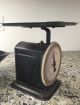 Vintage Antique Black - Finish Stamped Steel Counter - Top Scale And Pan C.  1920 ' S Scales photo 5