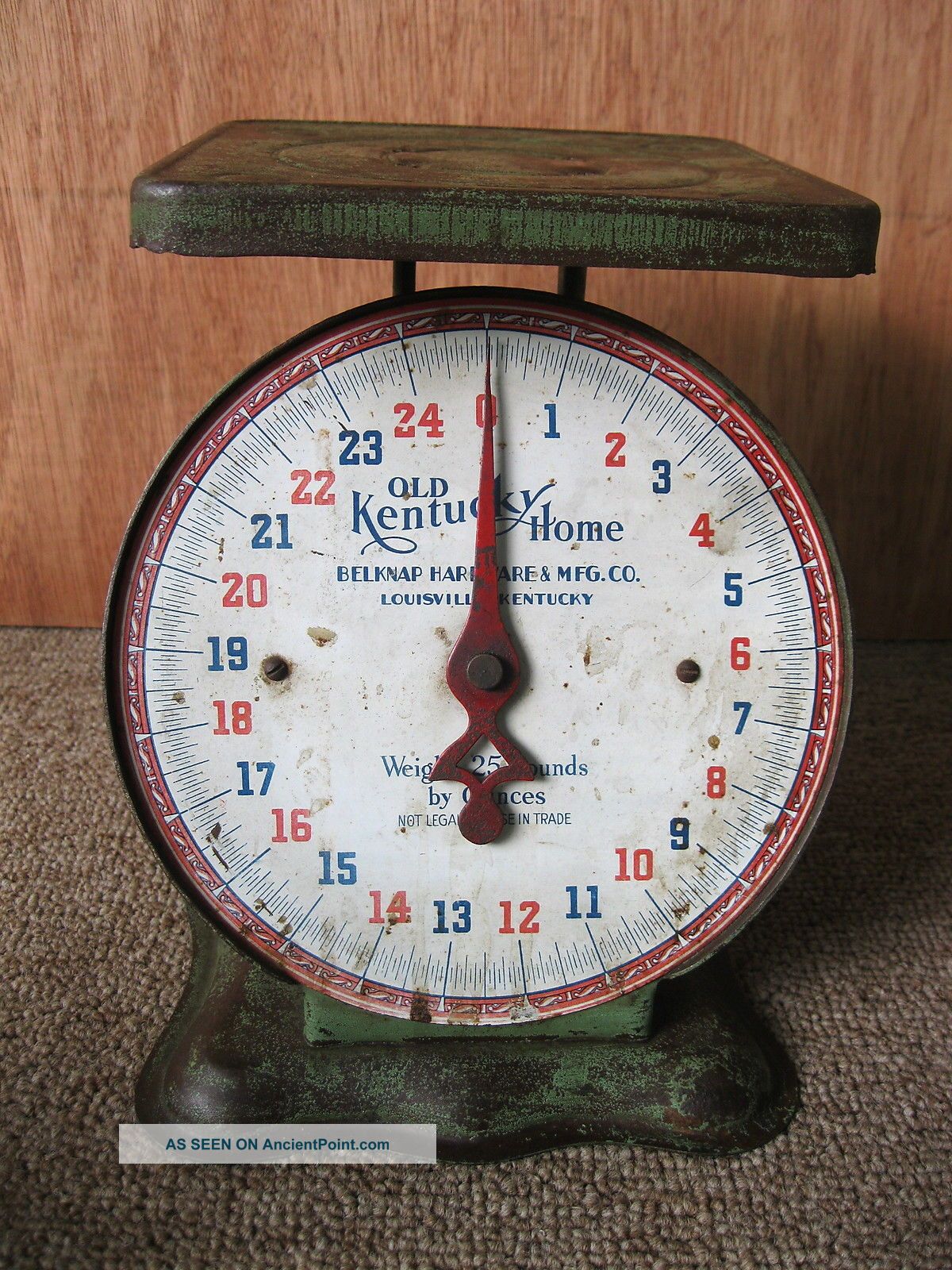 Antique Scale Old Kentucky Home Family Belknap Hardware Co,  Louisville,  Ky Scales photo
