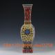 Chinese Handwork Paint Cloisonne Flowers & Birds Porcelain Vase W Yongzheng Mark Vases photo 4