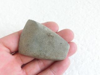 Prehistoric Neolithic Period Small Polished Stone Axe Head photo