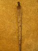 Antique Pa Early 1800s Decorated Hand Wrought Iron Flesh Hearth Fork Folk Art Primitives photo 6