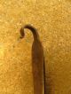 Antique Pa Early 1800s Decorated Hand Wrought Iron Flesh Hearth Fork Folk Art Primitives photo 8
