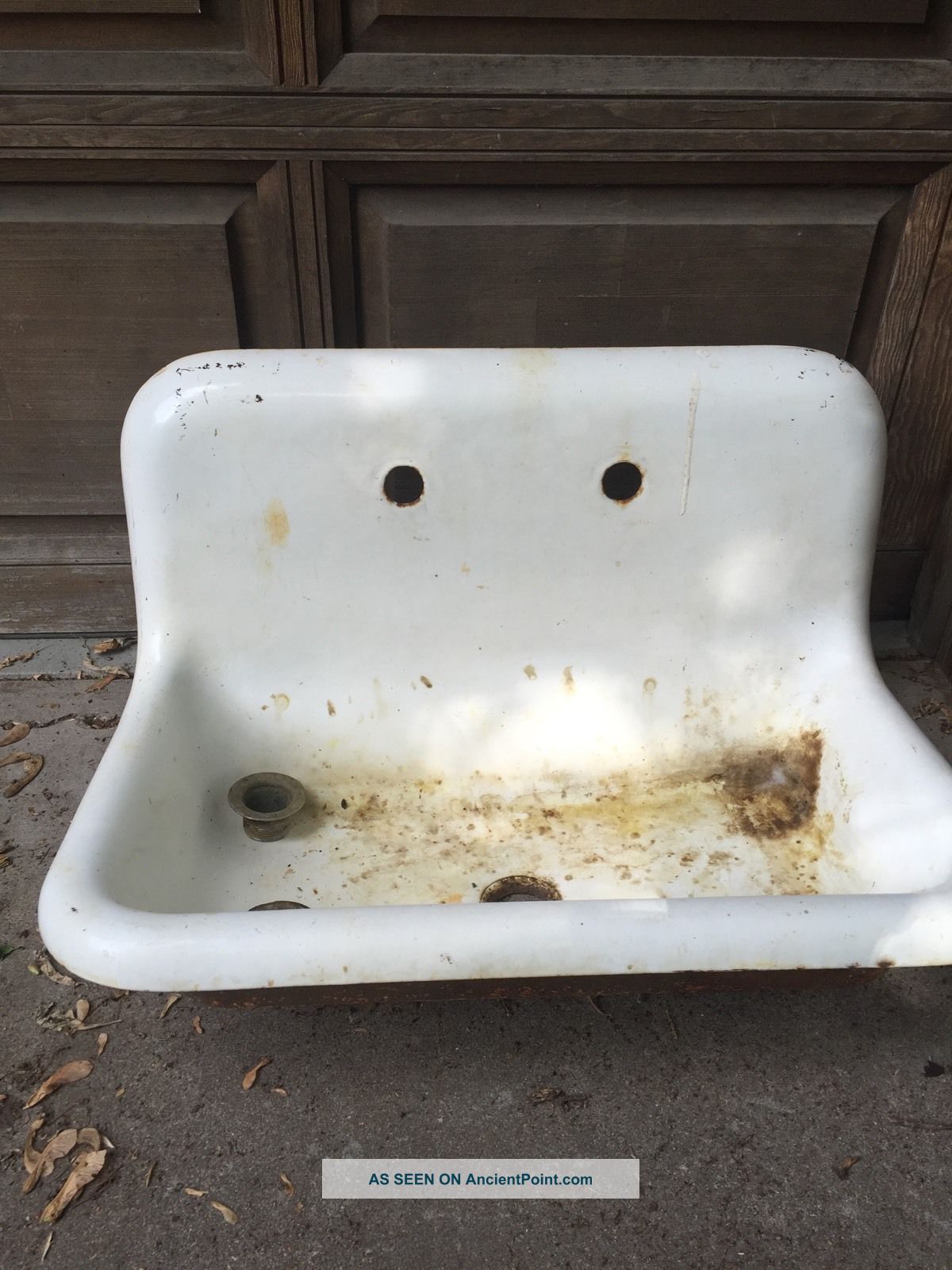... 30x18 Cast Iron Porcelain Farmhouse Utility Sink Easy To Sinks photo 1