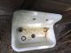 Vintage Antique 30x18 Cast Iron Porcelain Farmhouse Utility Sink Easy To Sinks photo 2