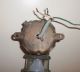 Vintage Brass U.  S.  Navy Bulkhead Explosion Proof Caged Light,  Machine Age Chandeliers, Fixtures, Sconces photo 4
