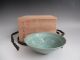 Korean Pottery Celadon Tea Bowl W/signed Box/ Inlay Design/ 3145 Korea photo 10