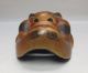 F252: Real Japanese Cultural Wooden Noh Mask Of Fierce Demon Shikami With Sign Masks photo 5