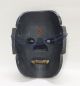 F252: Real Japanese Cultural Wooden Noh Mask Of Fierce Demon Shikami With Sign Masks photo 8