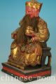 Delicate Chinese Old Wood Handmade Carved God Of Wealth Buddha Collect Statue Other Antique Chinese Statues photo 1