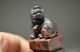 Fine Chinese Old Rock Stone Hand Carved Auspicious Pixiu Statues Seal Ss0066 Seals photo 4