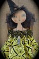 Primitive Folk Art Doll - Witch Selena Cheese Creek Primitives Primitives photo 8