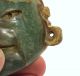 Mayan Jade Stone Mask Pendant Statue Antique Pre Columbian Artifact Aztec Olmec The Americas photo 11