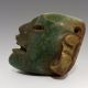 Mayan Jade Stone Mask Pendant Statue Antique Pre Columbian Artifact Aztec Olmec The Americas photo 2