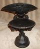 Vintage/antique Cast Iron Scales With 8 Oz.  1 Lb.  & 2 Lb.  Weights Scale From And Scales photo 2