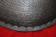 Antique Indo Persian Mughal Islamic Scrpt Engraved Steel Shield Dhal No Shamshir India photo 4