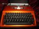 Rare Triumph Tippa Manuel Typewriter In Metallic Orange Color Panton Era 70`s Typewriters photo 1