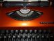 Rare Triumph Tippa Manuel Typewriter In Metallic Orange Color Panton Era 70`s Typewriters photo 3