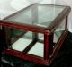 Antique Cherry Wood Glass Store Counter Display Case Jewelry Watch Collectibles Display Cases photo 1