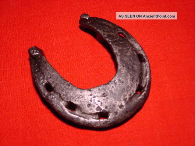 Medieval - Horseshoe - 13 - 14th Century Rare Other Antiquities photo