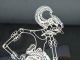 Vintage Indonesian Hand Worked Sterling Silver Picture Of Wayang Puppets Indones Paintings photo 1