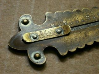 Antique (patent 1872) Button Hole Cutter Sewing Tool Doolittle Mfg Co. photo