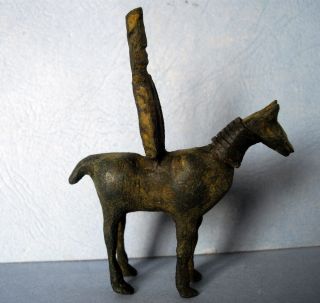 Completely Authentic Ancient Celtic Solid Cast Bronze Votive Figure.  (016460). photo