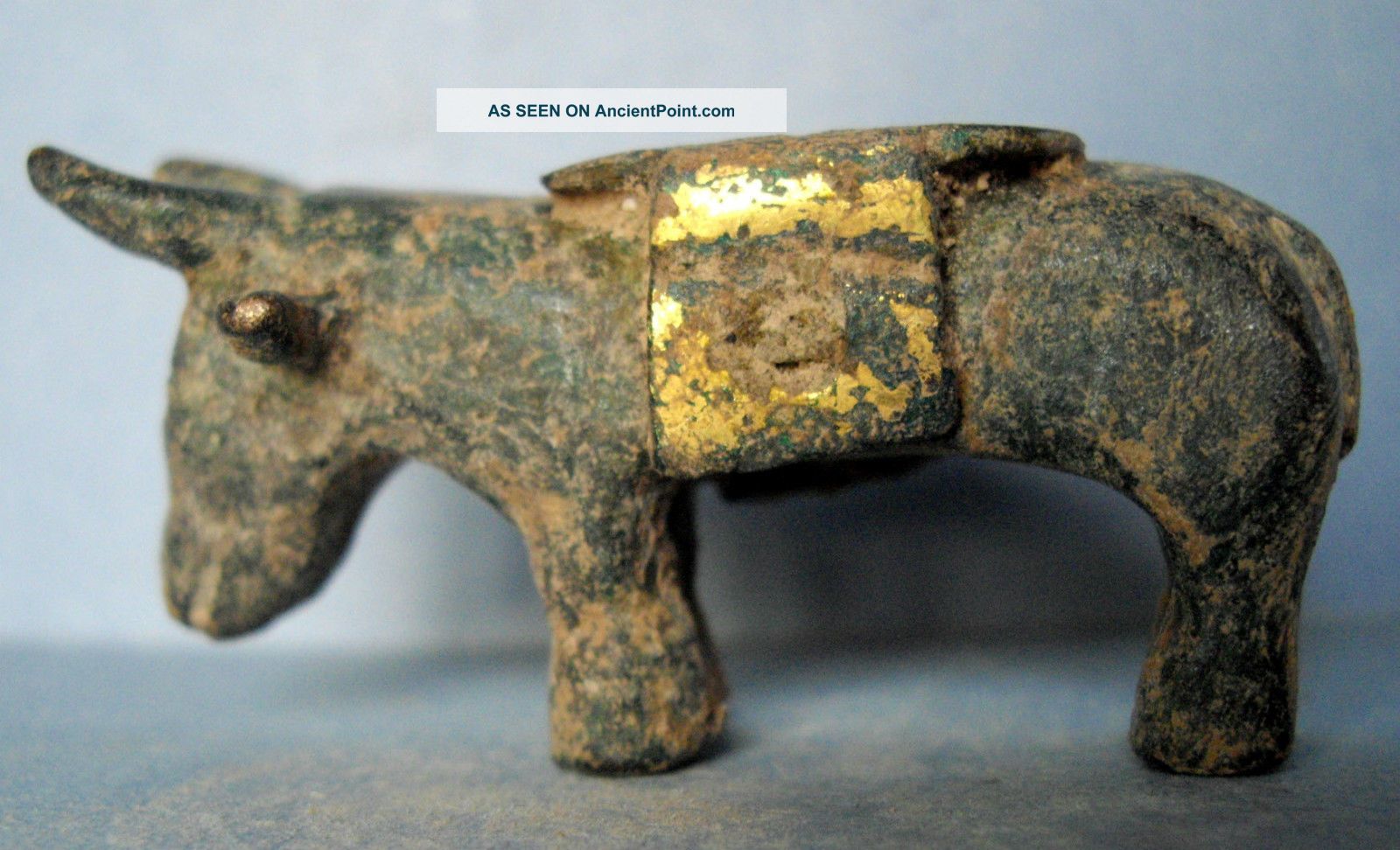 Ancient Celtic Bronze Bull.  (015439) European photo