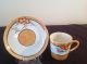Antique Takito Hand Painted Lusterware Demitasse Cup And Saucer Cups & Saucers photo 1