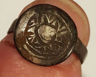 Roman Silver Ancient Ring photo