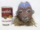 Antique African Tribal Art Punu/pende Tribe Figural Miniature Mask Sculpture Yqz Masks photo 1
