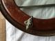 Vintage Chris Craft Teak & Bronze Deck Hatch / Porthole W/ Mounting Ring, Portholes photo 3
