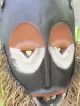 Large Antique African Tribal Art Dan Tribe Handmade Wooden Ceremonial Mask Yqz Masks photo 3