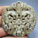 Chinese Antique Natural Jade Jadeite Culture Hand - Carved Waist Pendant Monster 6 Necklaces & Pendants photo 4