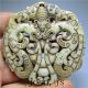 Chinese Antique Natural Jade Jadeite Culture Hand - Carved Waist Pendant Monster 6 Necklaces & Pendants photo 8