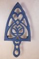 (3) Vintage Cast Iron Trivets Country Kitchen Wood Stove Kettle - Iron Stand Trivets photo 4