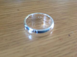A Really Plain Silver 925 Ring (size O) Beach Find photo