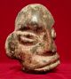 Carved Stone Dying Face Statue Antique Pre Columbian Artifact Mayan Olmec Figure The Americas photo 4