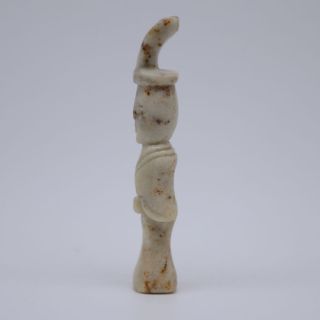 Old Antique Chinese Hand—carved Jade Aristocratic Person Figure Statue photo