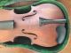 Antique Violin And Case (german,  C.  150 Years Old) String photo 1