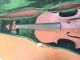 Antique Violin And Case (german,  C.  150 Years Old) String photo 2
