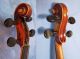 Antique Antonius Stradivarius Childs Violin 3/4 Inlaid Signed Made In Germany String photo 5