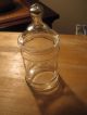 Antique Vintage Clear Glass Apothecary Jar Storage Candy With Lid Bottles & Jars photo 7