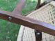 Mid Century Modern Vtg Hans Wegner? Woven Rope Wood Handles Folding Comfy Chair Mid-Century Modernism photo 9
