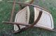 Mid Century Modern Vtg Hans Wegner? Woven Rope Wood Handles Folding Comfy Chair Mid-Century Modernism photo 4