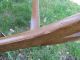 Mid Century Modern Vtg Hans Wegner? Woven Rope Wood Handles Folding Comfy Chair Mid-Century Modernism photo 7