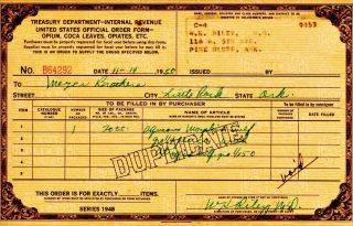 Vintage Doctor Riley Opium Morphine Order Pine Bluff Little Rock Ar History Form photo