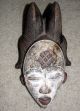 Old Africa Punu Gabon Mask Maiden Spirit Mukudji African Double Crested Masque Masks photo 10